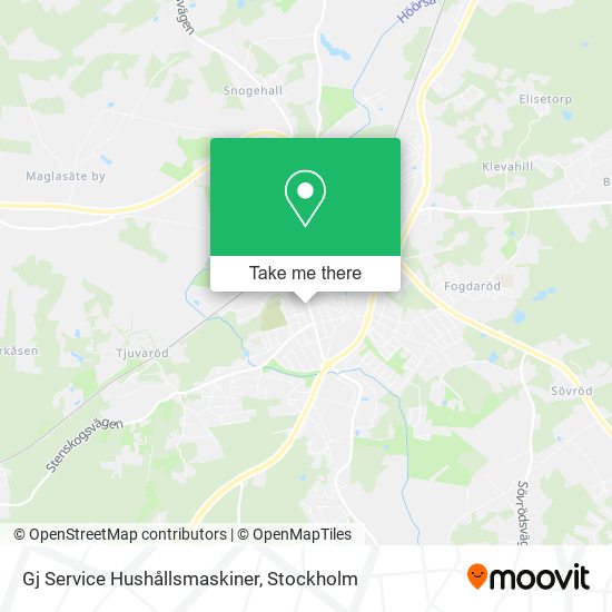 Gj Service Hushållsmaskiner map