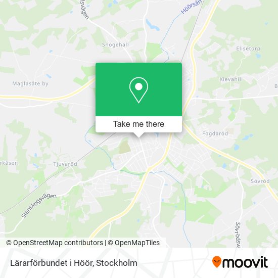 Lärarförbundet i Höör map