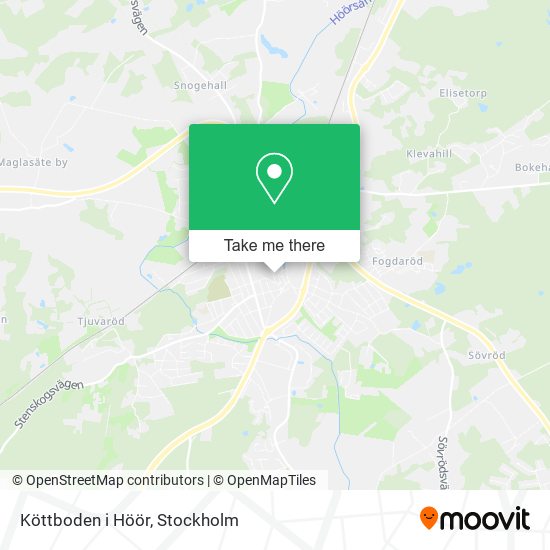 Köttboden i Höör map