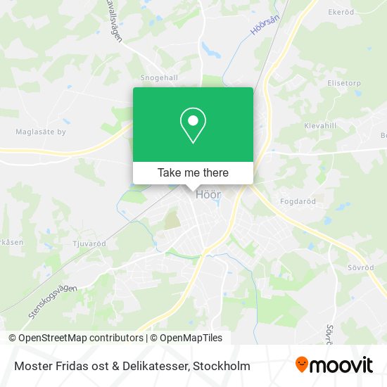 Moster Fridas ost & Delikatesser map