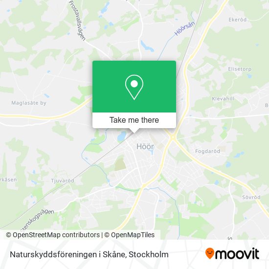 Naturskyddsföreningen i Skåne map