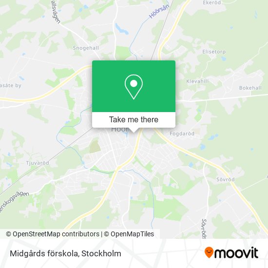 Midgårds förskola map