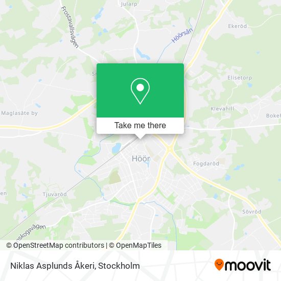 Niklas Asplunds Åkeri map