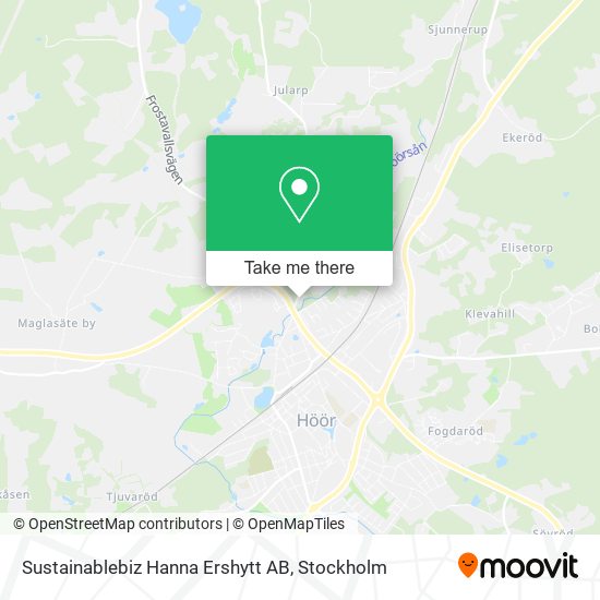 Sustainablebiz Hanna Ershytt AB map