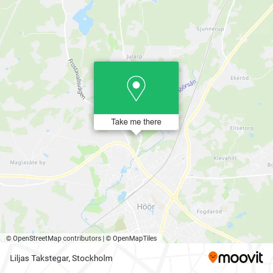 Liljas Takstegar map
