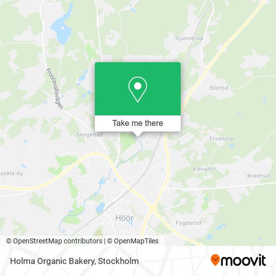 Holma Organic Bakery map