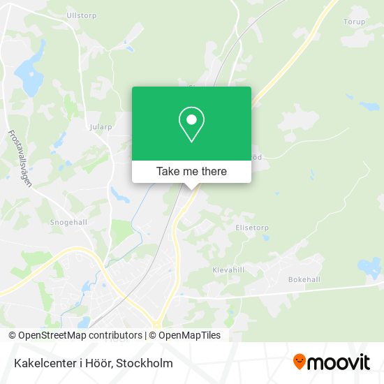 Kakelcenter i Höör map