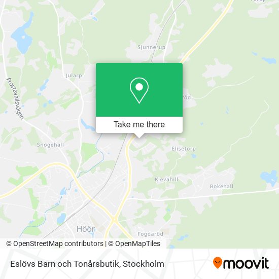 Eslövs Barn och Tonårsbutik map