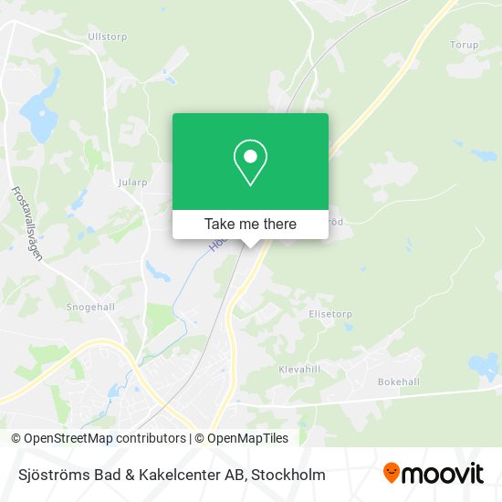 Sjöströms Bad & Kakelcenter AB map