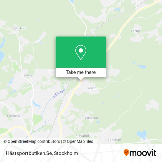 Hästsportbutiken.Se map