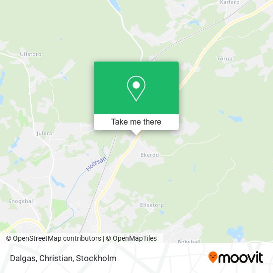 Dalgas, Christian map