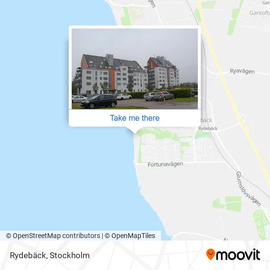 Rydebäck map