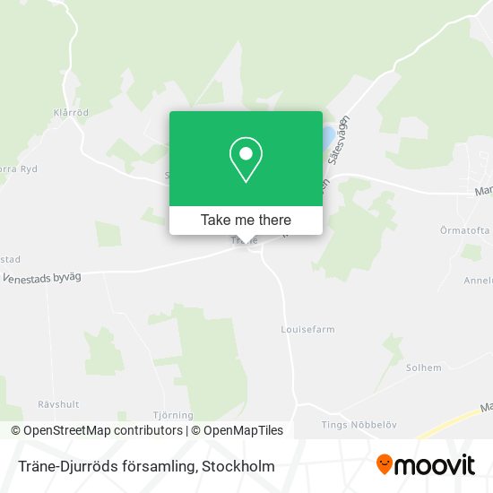 Träne-Djurröds församling map