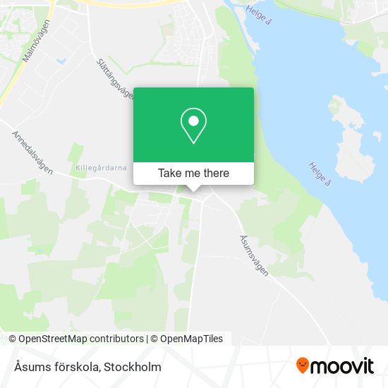 Åsums förskola map