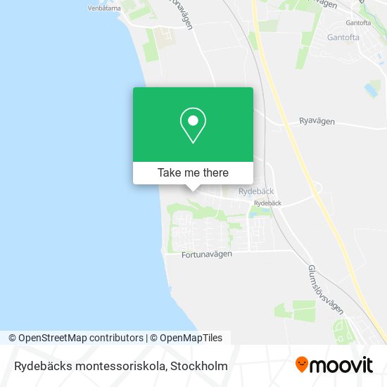 Rydebäcks montessoriskola map