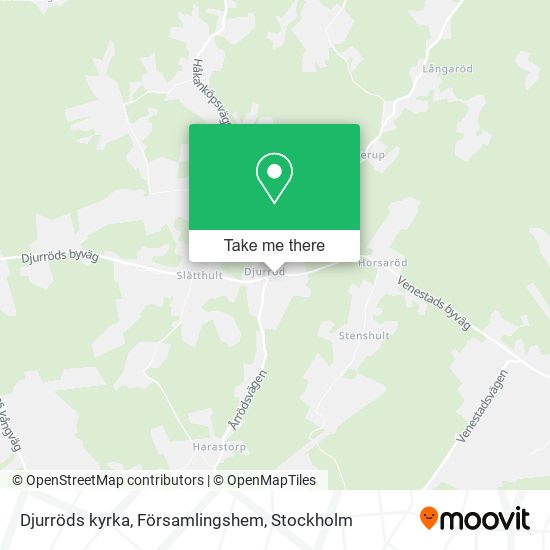 Djurröds kyrka, Församlingshem map