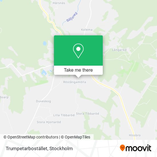 Trumpetarbostället map