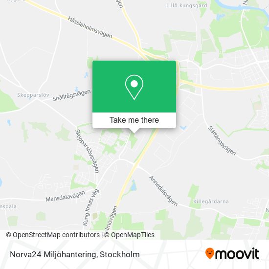 Norva24 Miljöhantering map