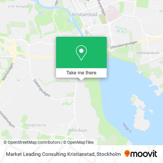 Market Leading Consulting Kristianstad map