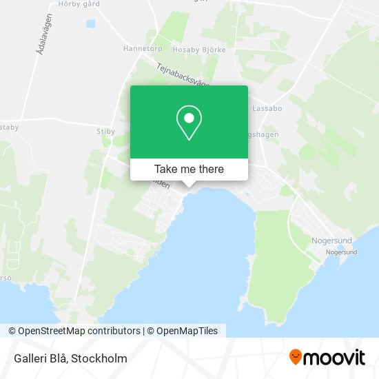 Galleri Blå map