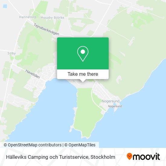 Hälleviks Camping och Turistservice map