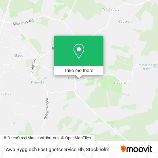 Awa Bygg och Fastighetsservice Hb map