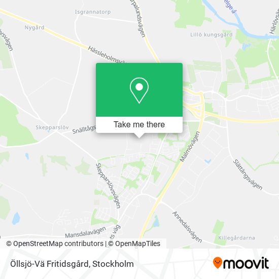 Öllsjö-Vä Fritidsgård map