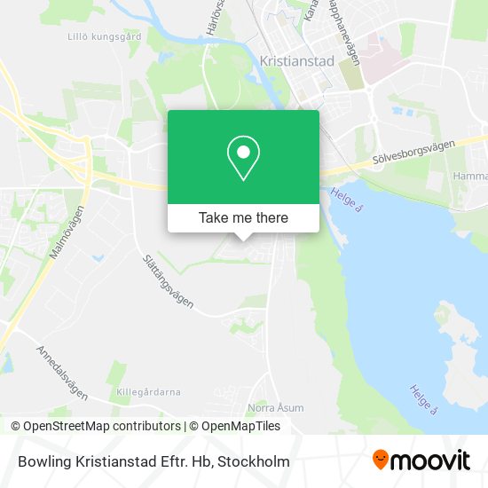 Bowling Kristianstad Eftr. Hb map