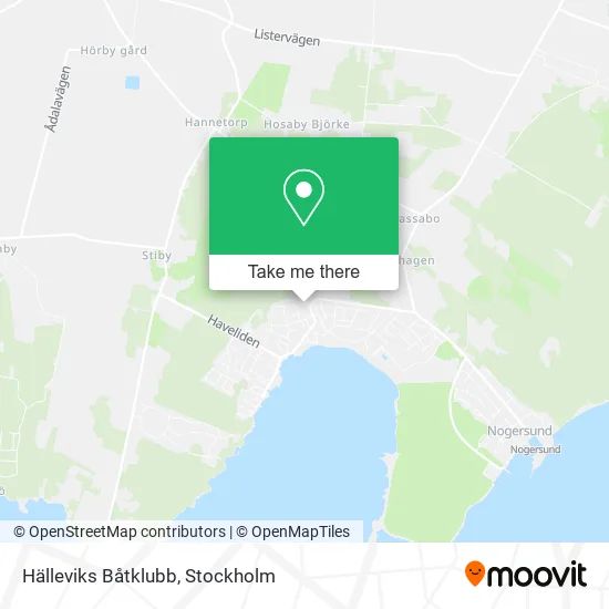 Hälleviks Båtklubb map