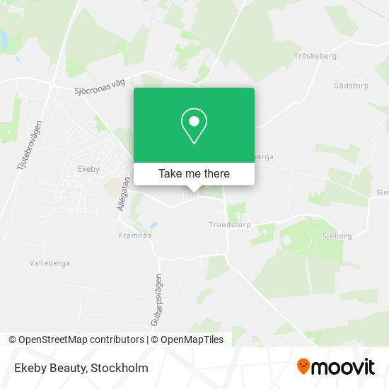 Ekeby Beauty map