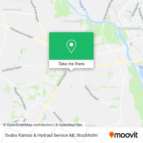 Svabo Kaross & Hydraul Service AB map