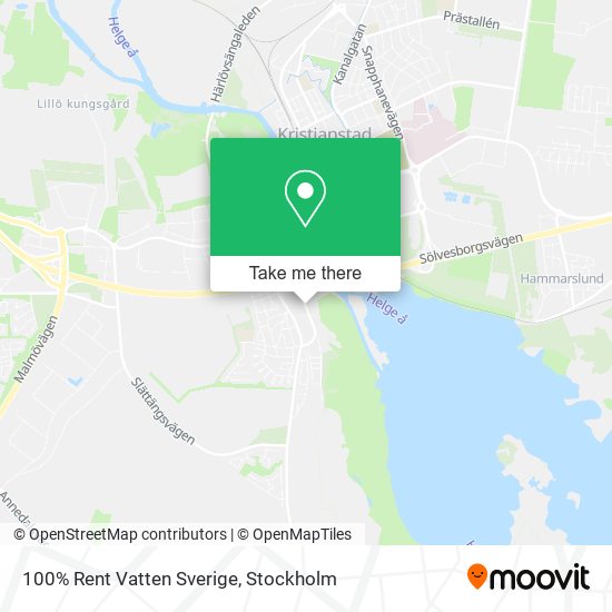 100% Rent Vatten Sverige map