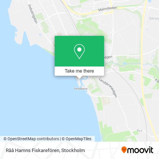 Råå Hamns Fiskarefören map