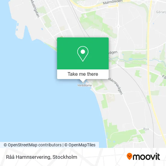 Råå Hamnservering map