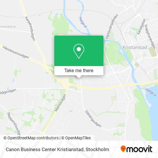 Canon Business Center Kristianstad map