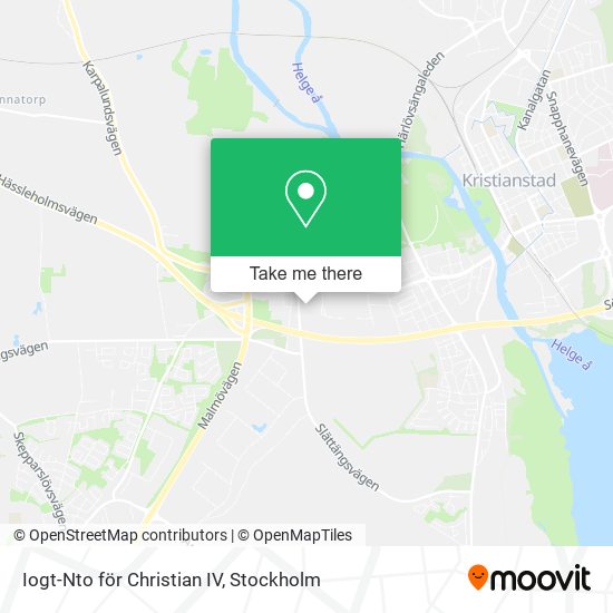 Iogt-Nto för Christian IV map