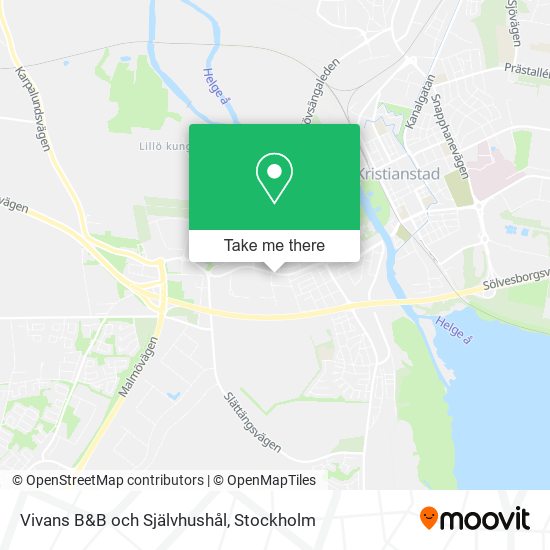 Vivans B&B och Självhushål map