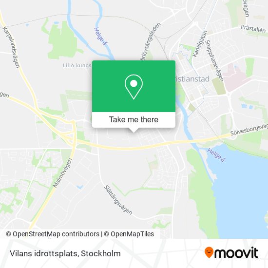 Vilans idrottsplats map