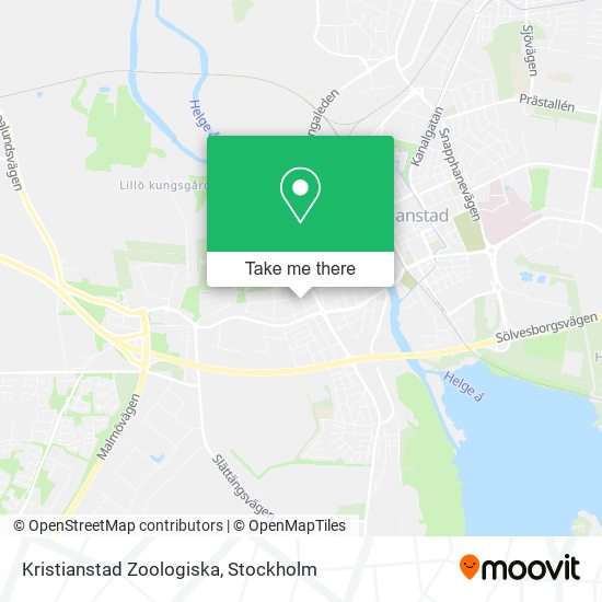 Kristianstad Zoologiska map