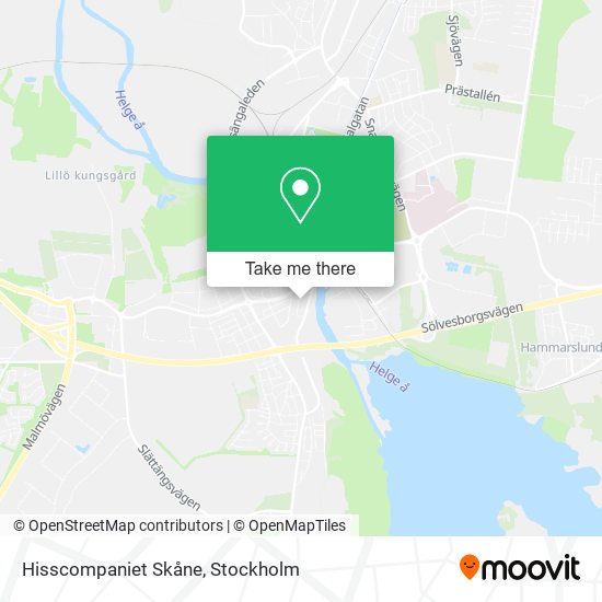 Hisscompaniet Skåne map