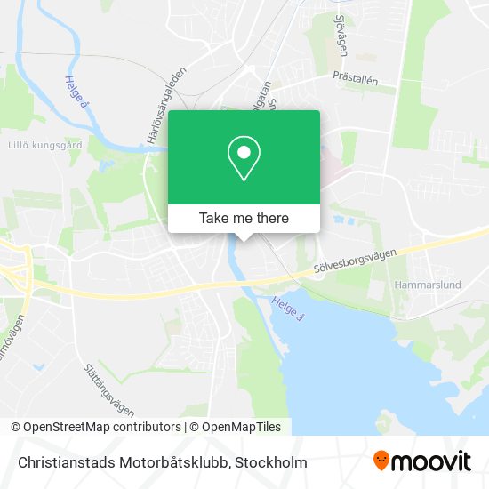 Christianstads Motorbåtsklubb map