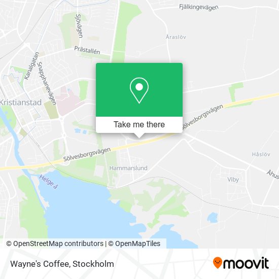 Wayne's Coffee map