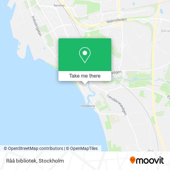 Råå bibliotek map