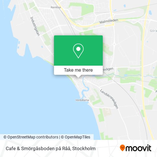 Cafe & Smörgåsboden på Råå map