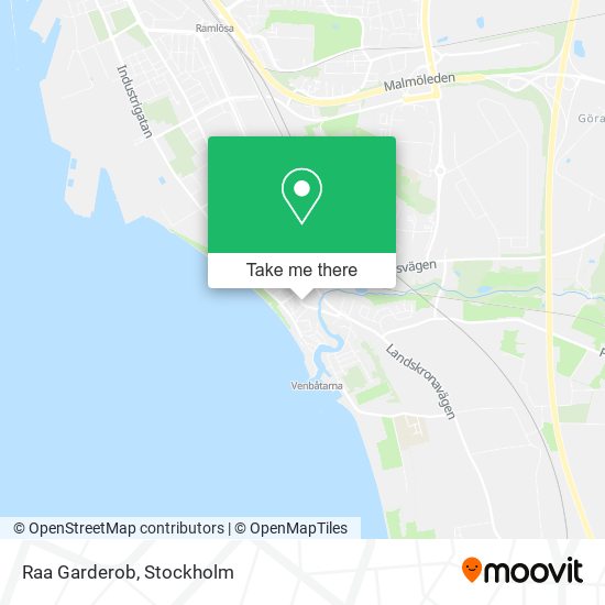 Raa Garderob map