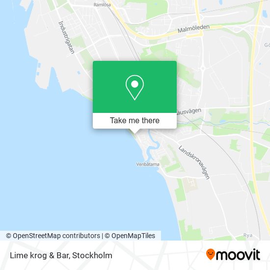 Lime krog & Bar map