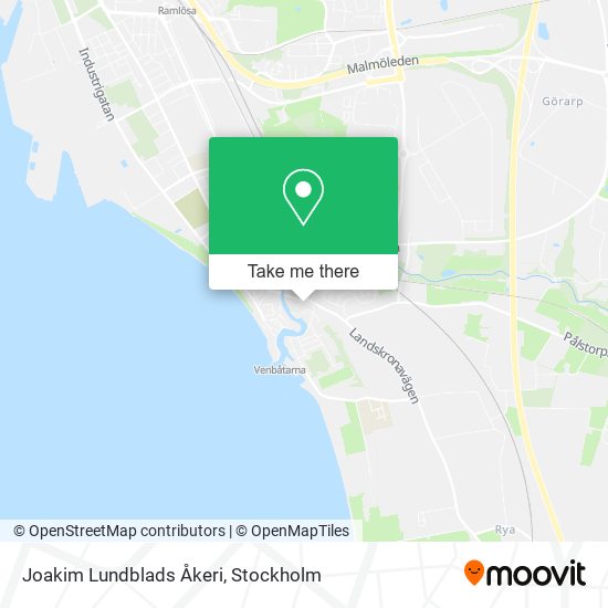 Joakim Lundblads Åkeri map