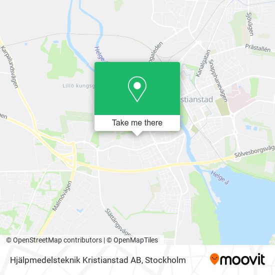 Hjälpmedelsteknik Kristianstad AB map