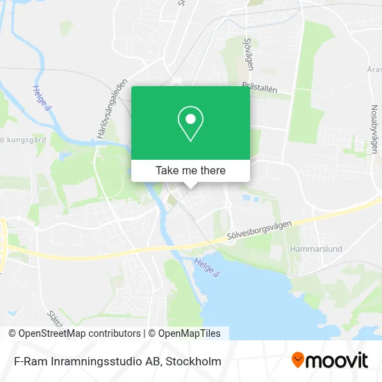 F-Ram Inramningsstudio AB map