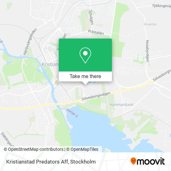 Kristianstad Predators Aff map